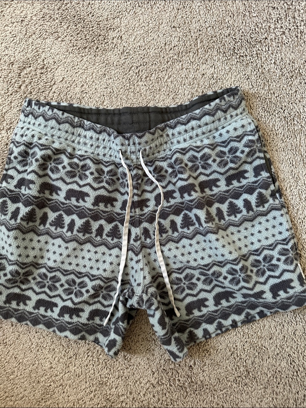 Chubbies Light Gray Fleece Lounge Shorts - Picture 2 of 8